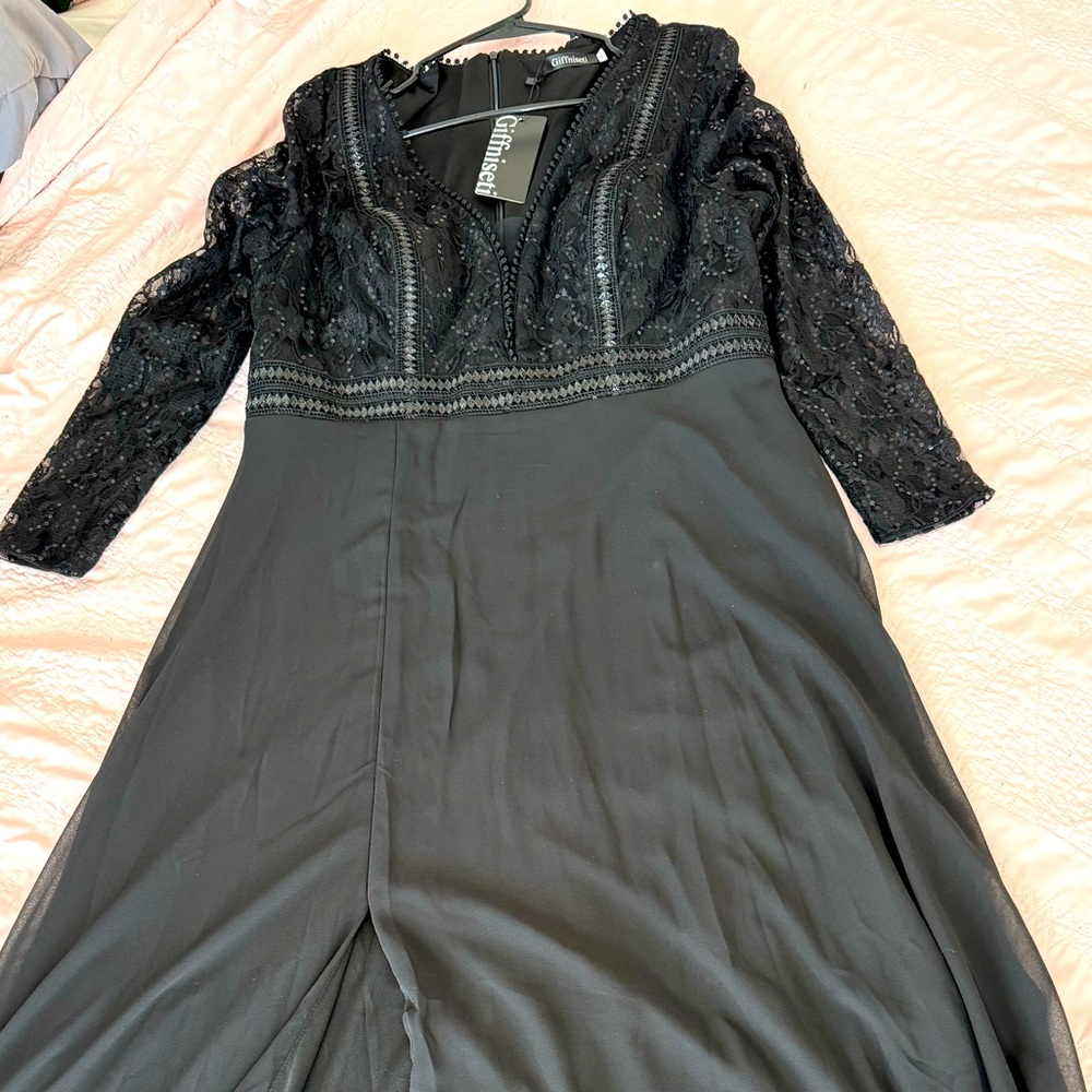 Long black dress